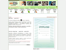 Tablet Screenshot of dyplomy.drukifirmowe.pl